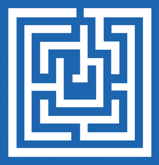 Blaues Labyrinth, Logo des Psychosozial-Verlags